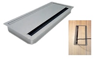 PASACABLES EXIT FLUSH SEMI ALUMINIO SOFT CLOSE DECORADO