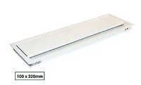 PASACABLES EXIT G11 ECO 16 ALUMINIO ACABADO BLANCO RAL 9016