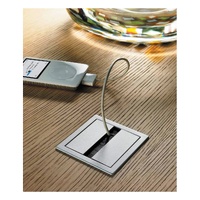 PASACABLES GIUSEPPE CUADRADO 80X80MM ZAMAK