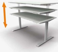 PATA MESA ELEVADORA E-MORE 2 MOTORES 2 SEGMENTOS