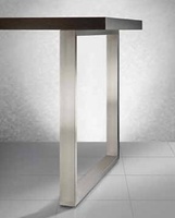PATA MESA MOD. ARCO ACERO INOX TUBO 60X20MM
