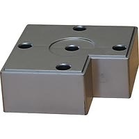 PATA MUEBLE CUADRADA PT01 80x80x30mm ALUMINIO