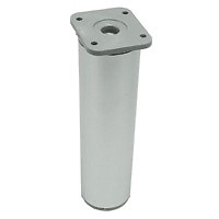 PATA MUEBLE REDONDA PT18 ALUMINIO