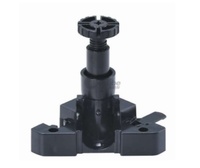 PATA PARA MUEBLE REGULABLE 80 A 180 MM NEGRO ABATIBLE