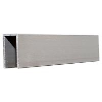 PERFIL U ARRANQUE CB15 1800mm ALUMINIO