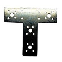 PLACA FORMA T PLC11 160x45x100mm ZINCADO