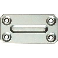 PLACA RECTANGULAR PLC07 70x35mm ZINCADO