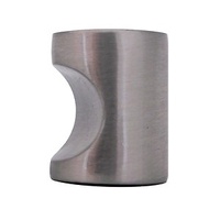 POMO ARMARIO MUESCA PA12 20mm NIQUEL SATINADO