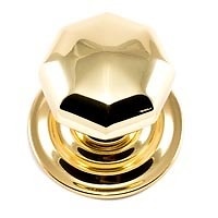 POMO PUERTA OCTOGONAL PP03 65mm LATON PATINADO