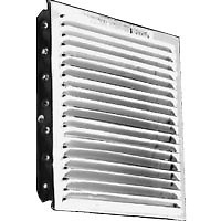 REJILLA EMPOTRAR RJV03 160x160mm BLANCO