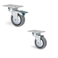 RUEDA PARA MUEBLES DE HORQUILLA CON Y SIN FRENO SERIE Z-PGI
