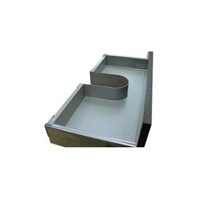 SALVASIFON "U"  PLASTICO GRIS