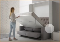 SOFA ABATIBLE ALADINO-ALI COBERTURA DE TAPICERIA Y TELA 