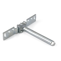 SOPORTE OCULTO PARA BALDAS REGULABLE INCLINACIÓN POR TORNILLO PARA EMBUTIR AL CANTO