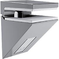 SOPORTE PELICANO SP01 28x39mm CROMO MATE