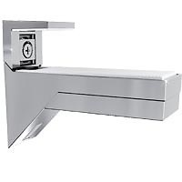 SOPORTE PELICANO SP03 111x70mm CROMO MATE