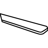 TAPA ENCIMERA ENC01 650x30mm ALUMINIO
