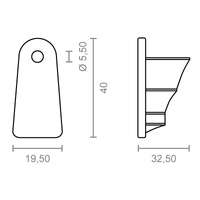 TAPA PALILLO PERGOLA SIMPLE TLD28 