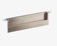 TIRADOR EMBUTIR MOD.FUMI ZAMAK EFECTO INOX MATE