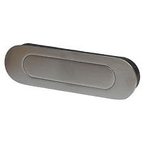 TIRADOR EMBUTIR OVAL CON MUELLE TE11 155x45mm INOX