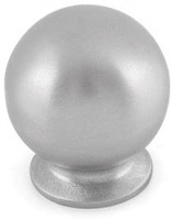 TIRADOR POMO BOLA BASE D:25 ACERO INOX