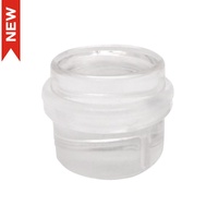 TOPE PUERTA SETA ADHESIVO TP14 30mm TRANSPARENTE