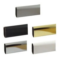 TUBO ARMARIO ACERO OVALADO 30X15MM
