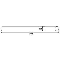 TUBO CABINA CB09 25x2mts INOX