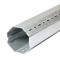 TUBO EJE OCTOGONAL PR23 57x2mts GALVANIZADO
