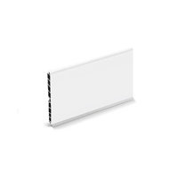 ZOCALO PVC-ALUMINIO BLANCO BRILLO