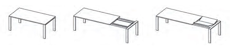 ALU 55 Bastidor de aluminio extensible para mesasCon volteador para tableros integrado. 