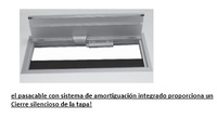 PASACABLES EXIT G-14 S GLASS ALUMINIO SOFT CLOSE